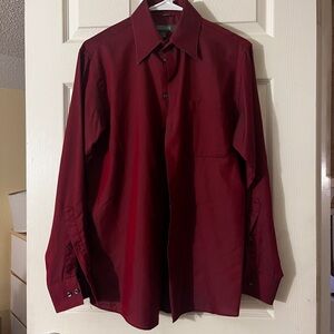 Kenneth Cole Deep Red Dress Shirt